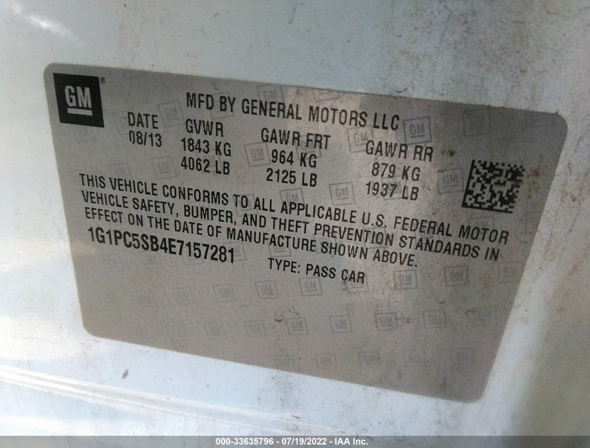 1G1PC5SB4E7157281