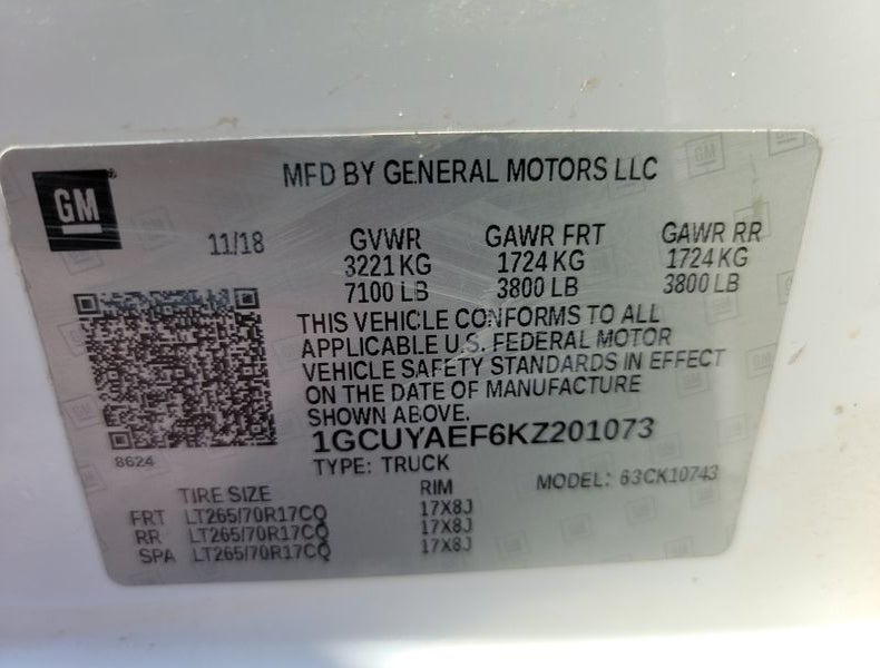 1GCUYAEF6KZ201073