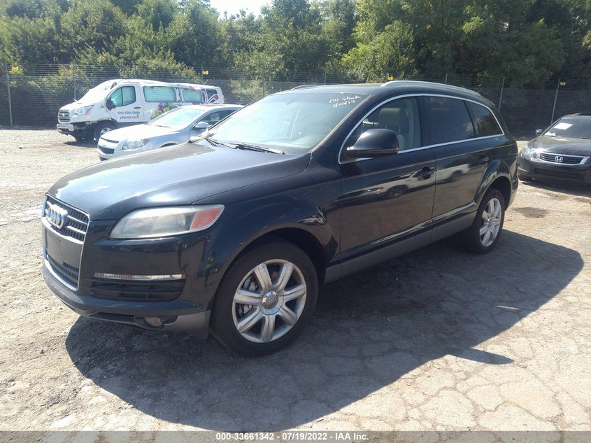 2007 Audi Q7 4.2 black suv gasoline WA1AV74LX7D032003 photo #3