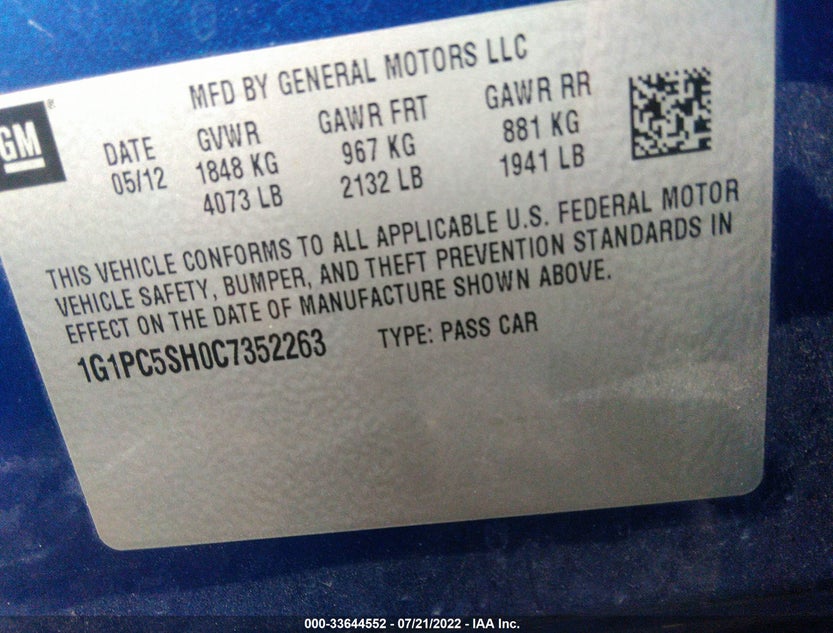 1G1PC5SH0C7352263