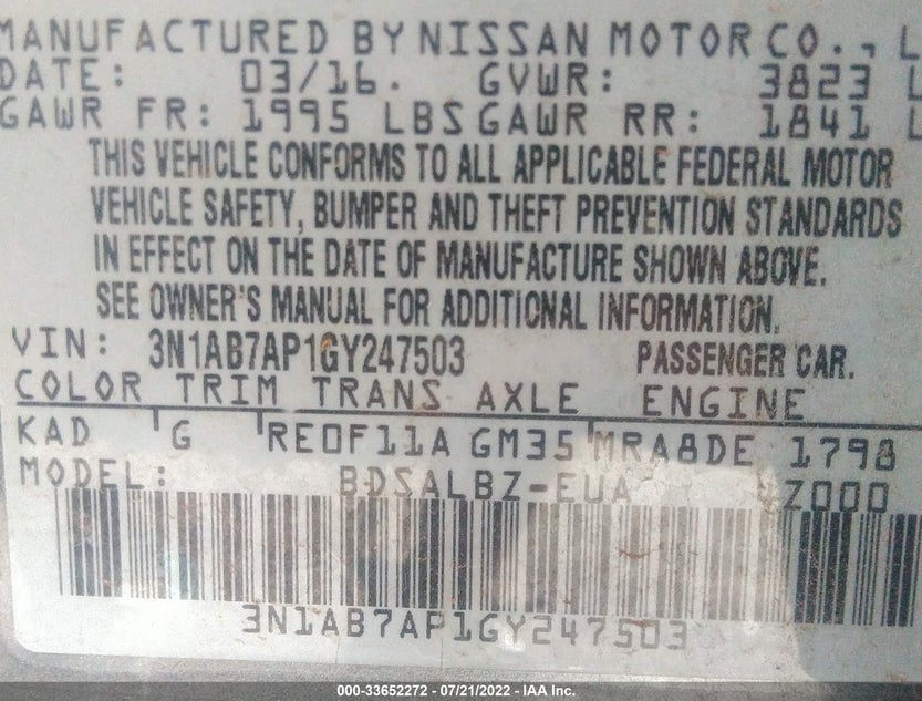 3N1AB7AP1GY247503