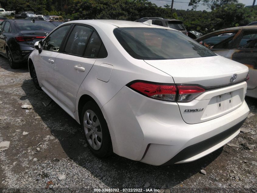 2020 Toyota Corolla Le VIN: JTDEPRAE2LJ037680 Lot: 33683702