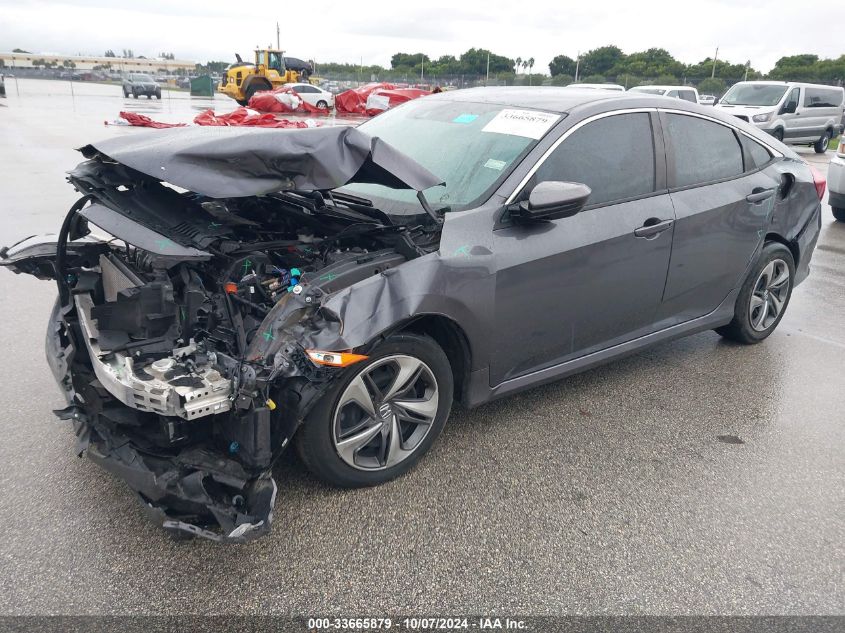 2019 Honda Civic Lx VIN: 2HGFC2F68KH580526 Lot: 33665879