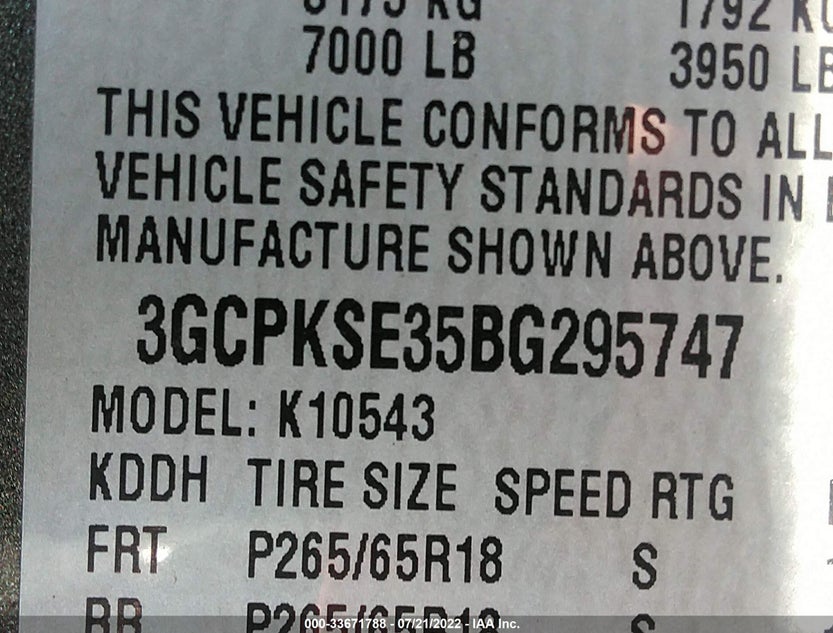 3GCPKSE35BG295747