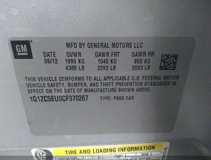 1G1ZC5EU0CF370267