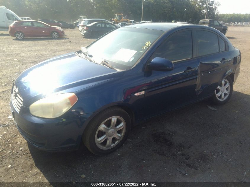 2007 Hyundai Accent Gls VIN: KMHCN46CX7U091655 Lot: 33682651