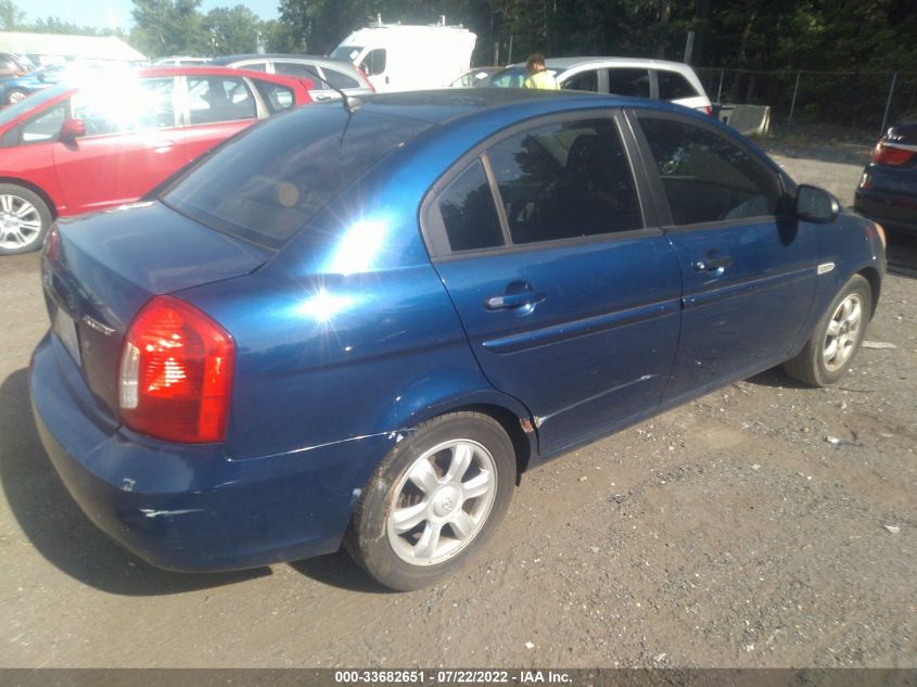 2007 Hyundai Accent Gls VIN: KMHCN46CX7U091655 Lot: 33682651