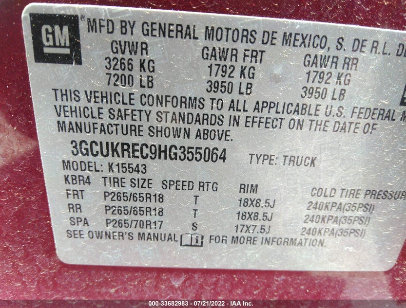 3GCUKREC9HG355064