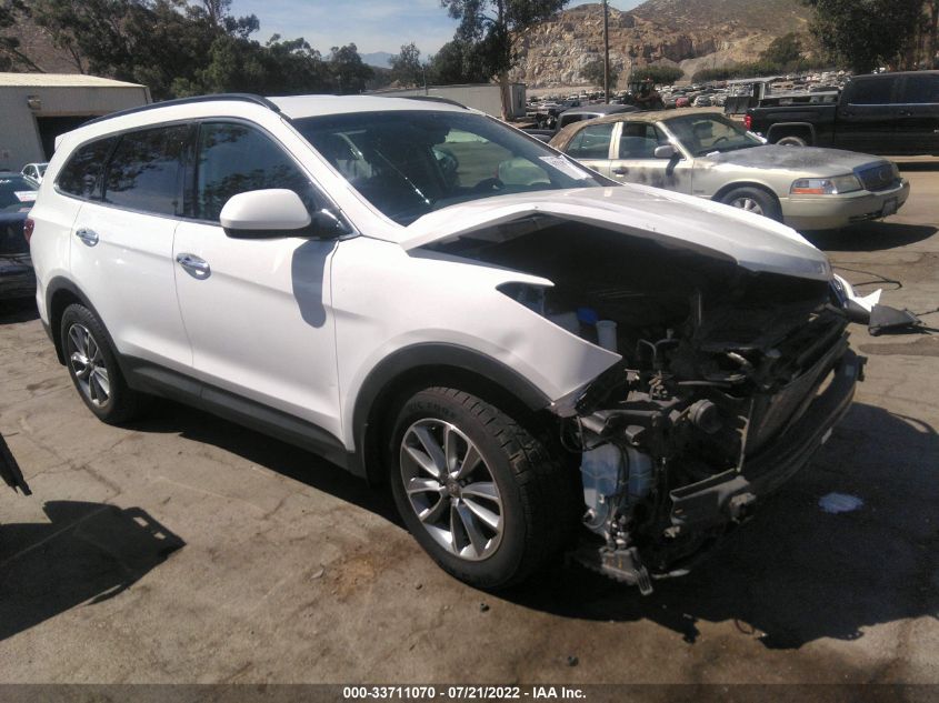 KM8SM4HF8HU223092 2017 Hyundai Santa Fe Se