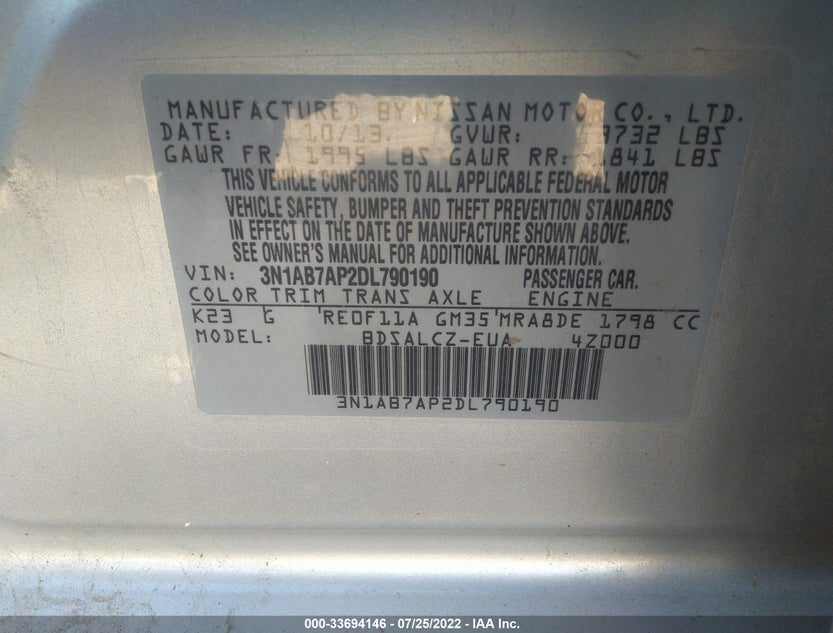 3N1AB7AP2DL790190