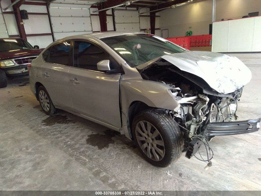 2014 Nissan Sentra Fe+ S/Fe+ Sv/Sv/S/Sr/Sl VIN: 3N1AB7AP4EY217408 Lot: 33705338