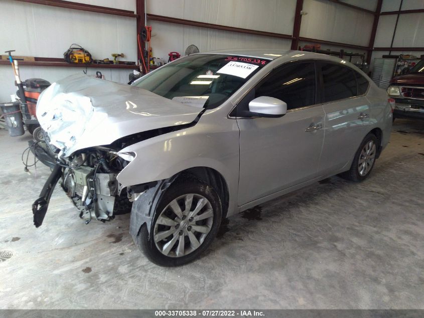 2014 Nissan Sentra Fe+ S/Fe+ Sv/Sv/S/Sr/Sl VIN: 3N1AB7AP4EY217408 Lot: 33705338