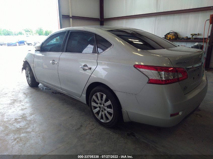 2014 Nissan Sentra Fe+ S/Fe+ Sv/Sv/S/Sr/Sl VIN: 3N1AB7AP4EY217408 Lot: 33705338