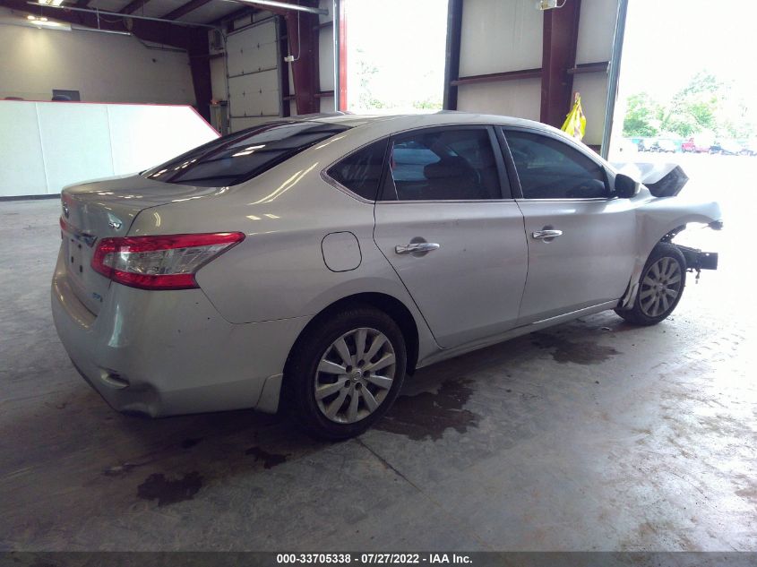 2014 Nissan Sentra Fe+ S/Fe+ Sv/Sv/S/Sr/Sl VIN: 3N1AB7AP4EY217408 Lot: 33705338