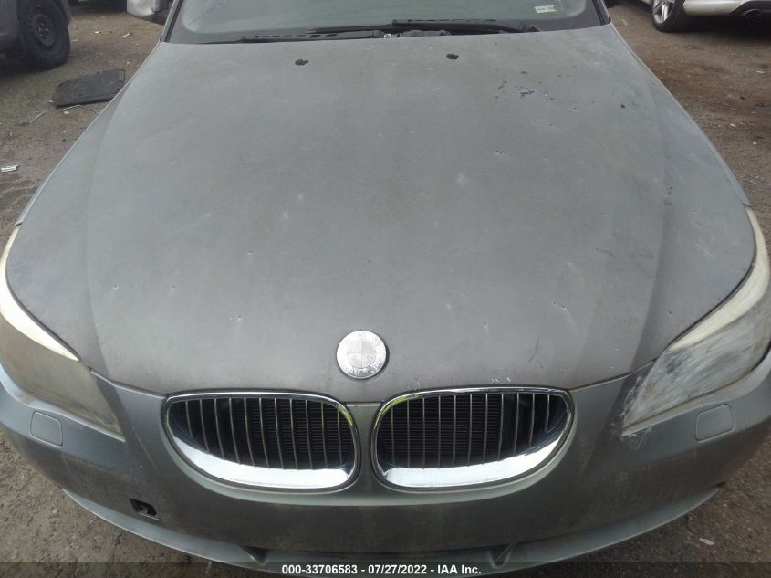 2007 BMW 530I VIN: WBANE73577CM52878 Lot: 33706583