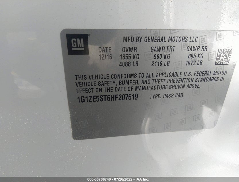 1G1ZE5ST6HF207619