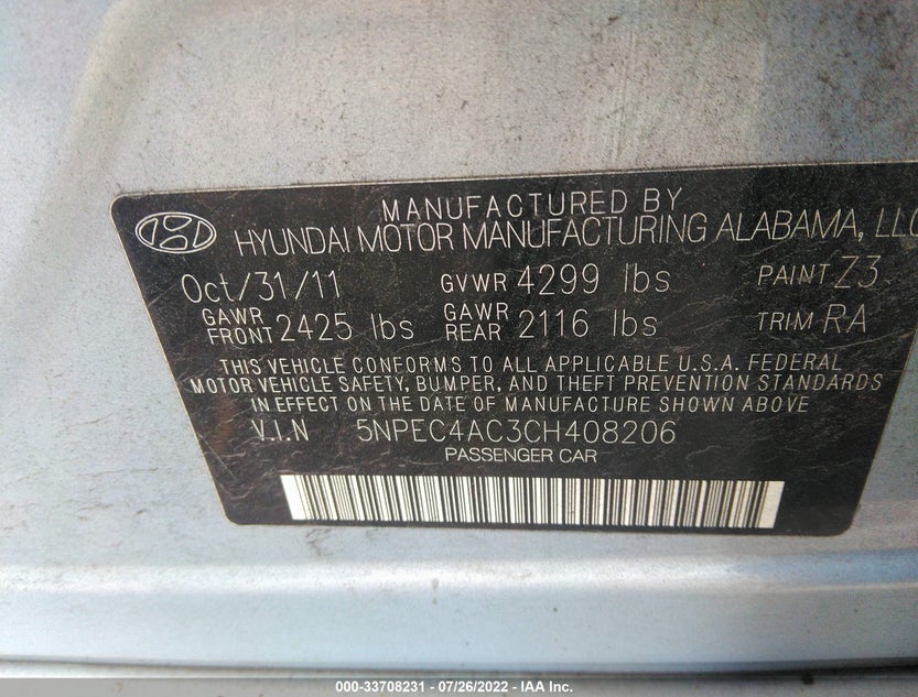 5NPEC4AC3CH408206