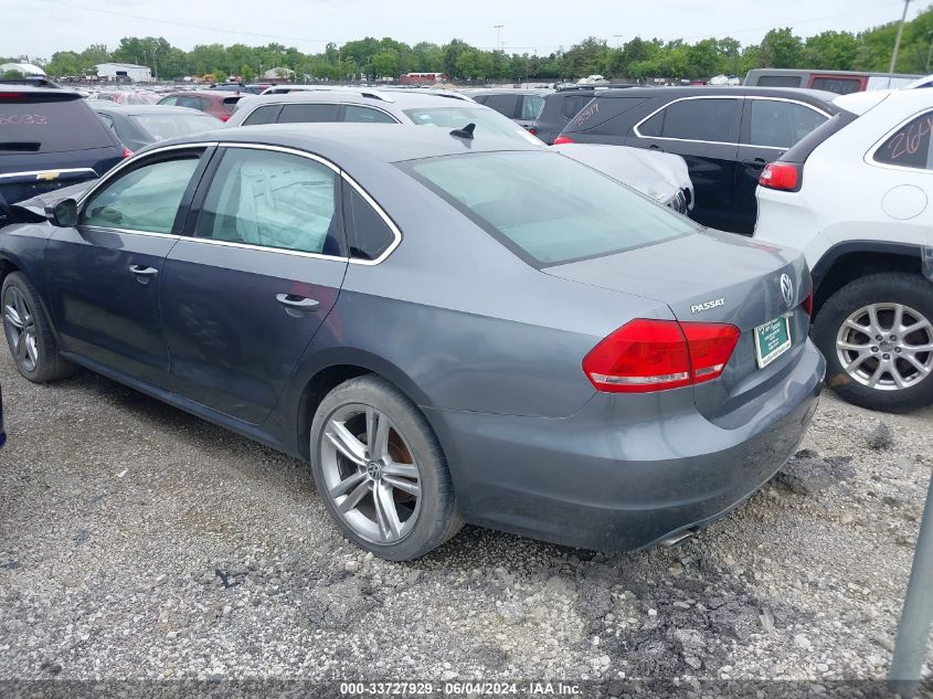 1VWBT7A31EC109250 2014 Volkswagen Passat Se