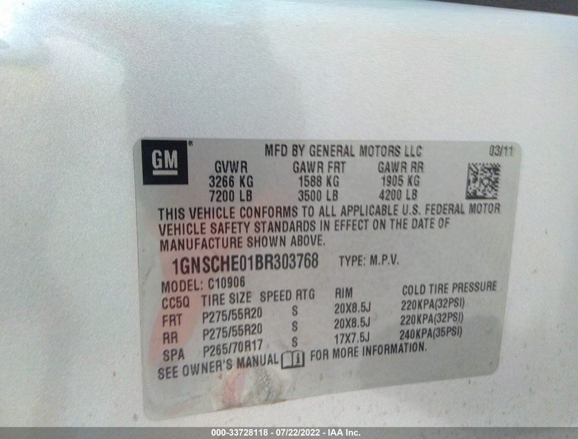 1GNSCHE01BR303768
