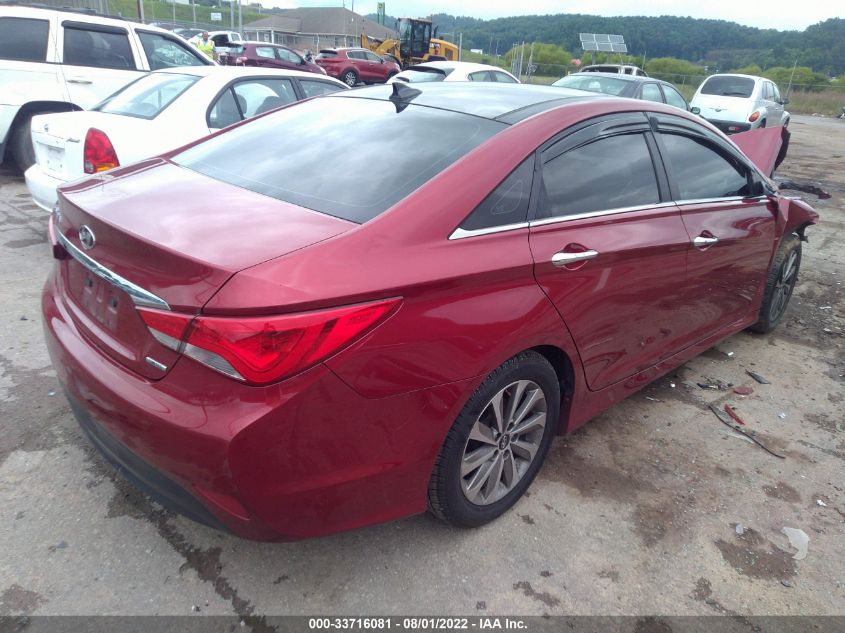 2014 Hyundai Sonata Limited VIN: 5NPEC4AC8EH834833 Lot: 33716081