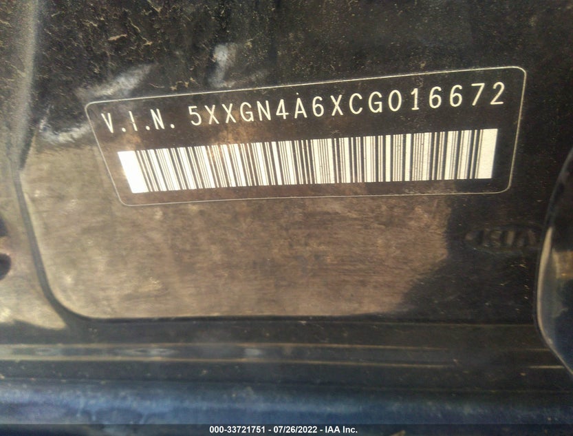 5XXGN4A6XCG016672