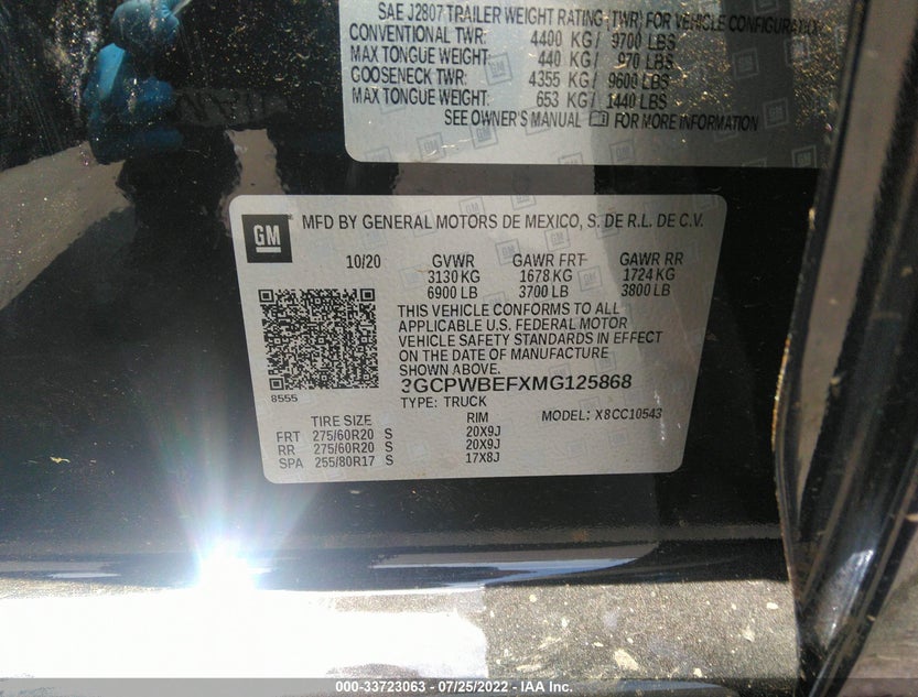 3GCPWBEFXMG125868