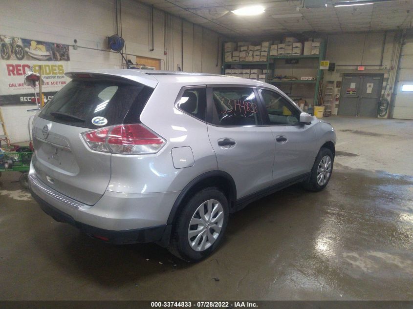 2016 Nissan Rogue S VIN: KNMAT2MV0GP607756 Lot: 33744833