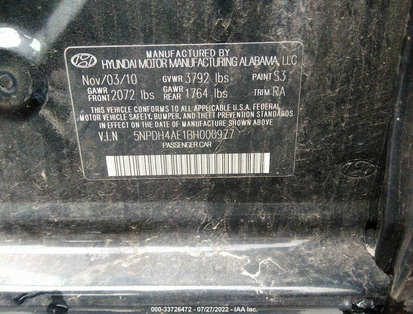 5NPDH4AE1BH000977