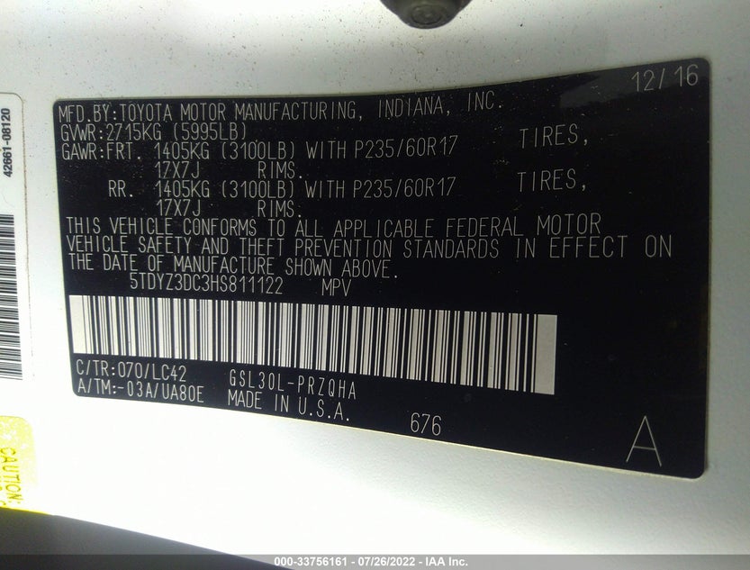 5TDYZ3DC3HS811122