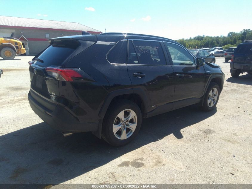 2020 Toyota Rav4 Le Hybrid VIN: 4T3MWRFV1LU010429 Lot: 33769287