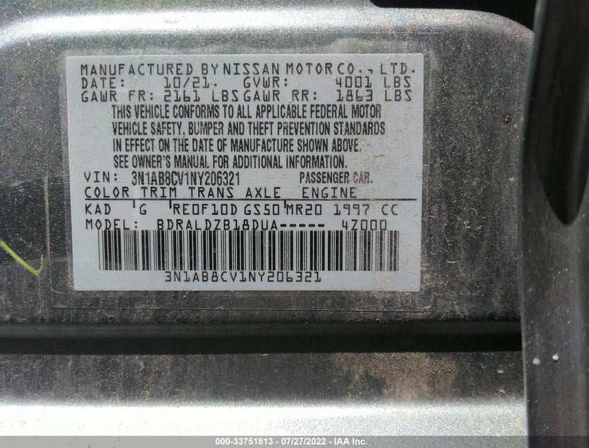 3N1AB8CV1NY206321