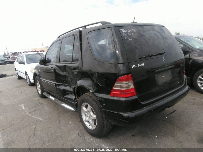 2001 Mercedes-Benz M-Class Base (A5) VIN: 4JGAB54E51A239830 Lot: 33770334