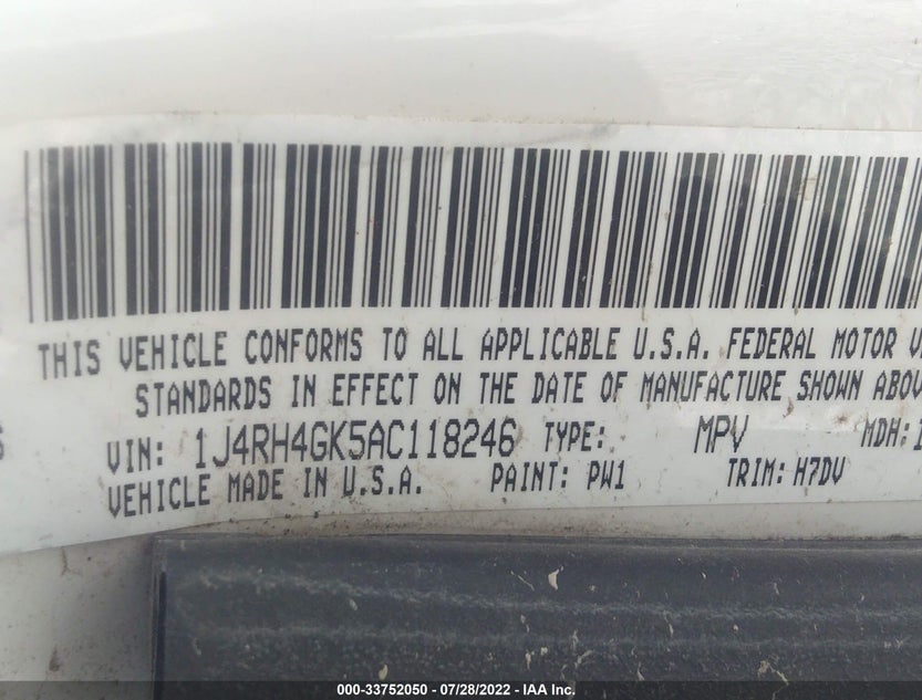 1J4RH4GK5AC118246