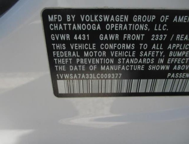 1VWSA7A33LC009377