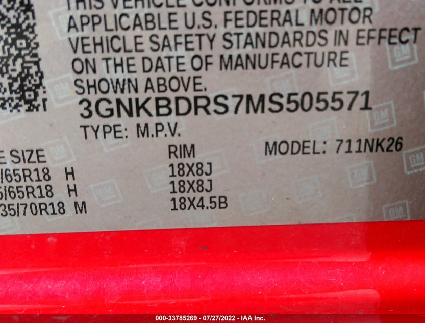 3GNKBDRS7MS505571