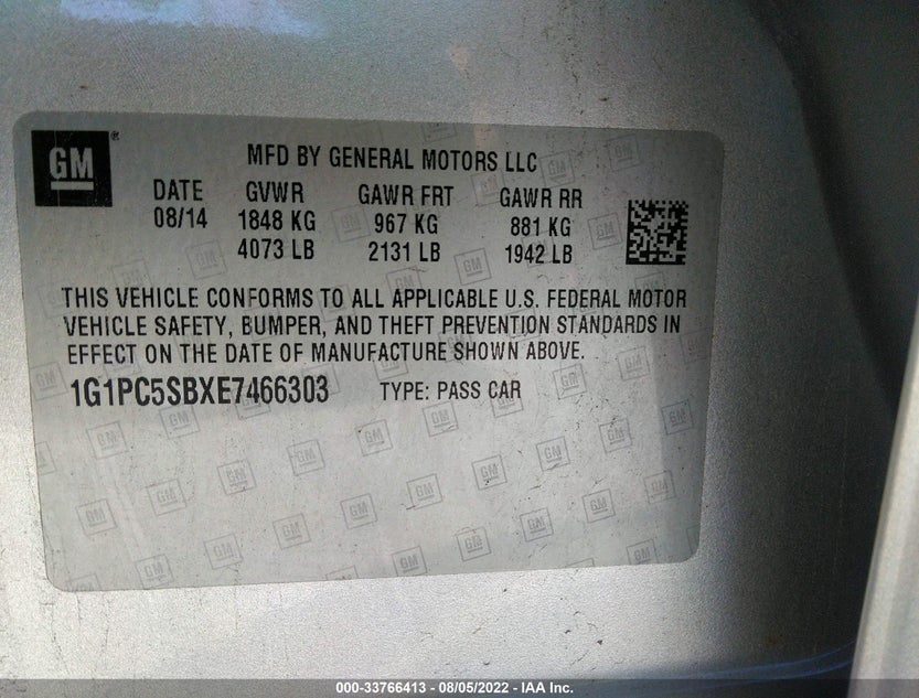 1G1PC5SBXE7466303