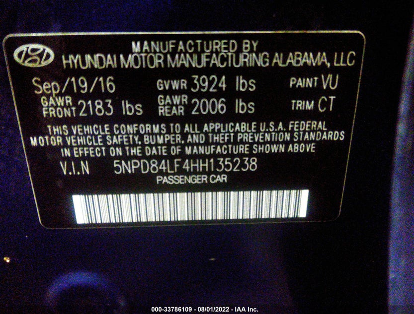 5NPD84LF4HH135238