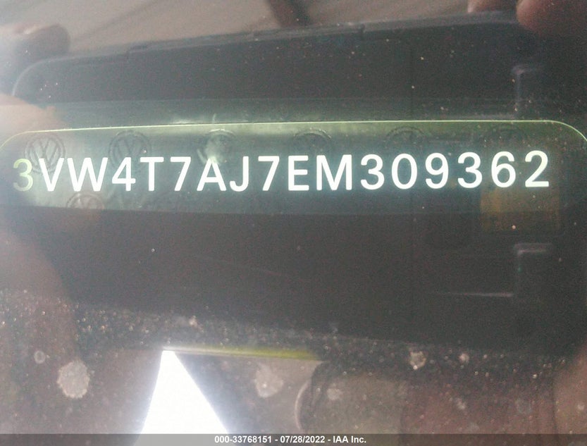 3VW4T7AJ7EM309362