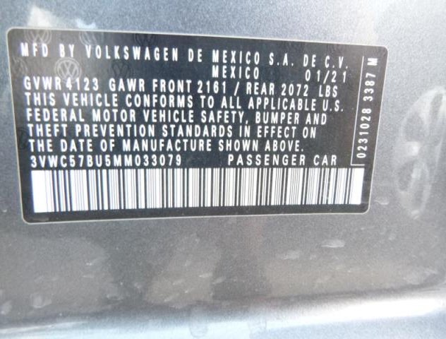 3VWC57BU5MM033079