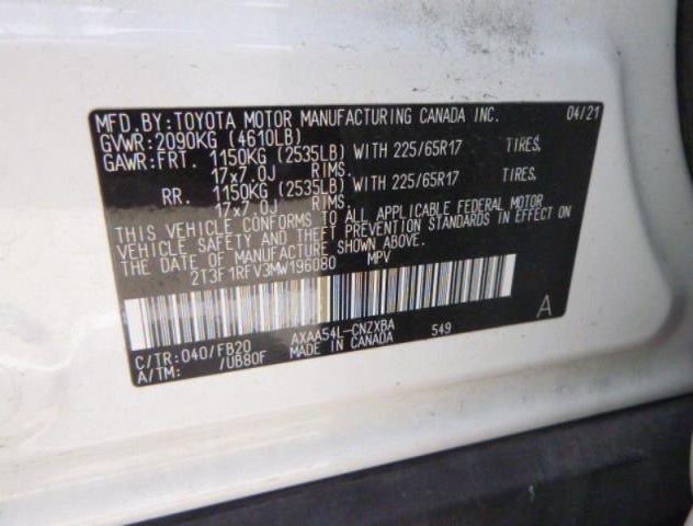 2T3F1RFV3MW196080