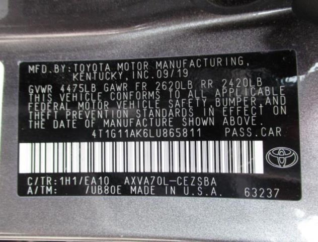 4T1G11AK6LU865811
