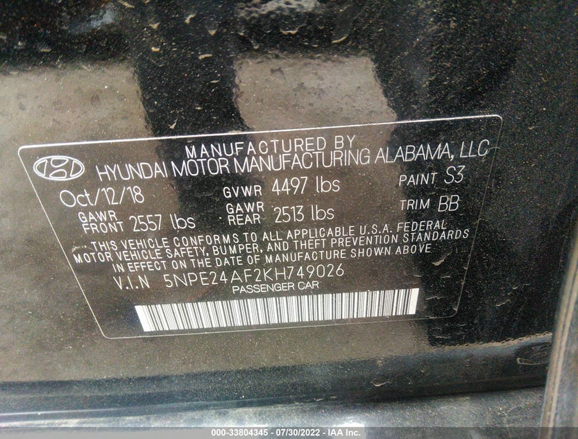 5NPE24AF2KH749026