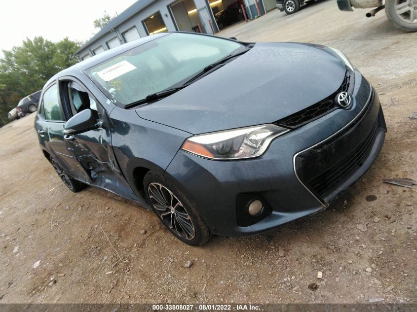 2014 Toyota Corolla S Plus VIN: 2T1BURHE9EC123634 Lot: 33808027