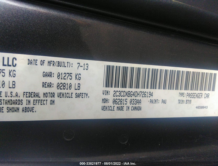 2C3CDXBG4DH726194