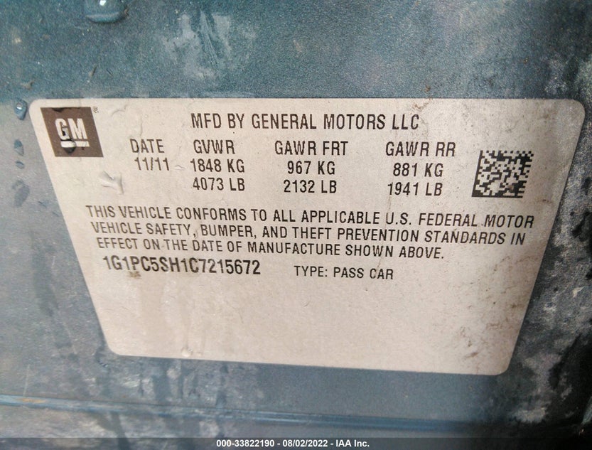1G1PC5SH1C7215672
