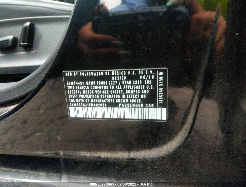3VW637AJ1FM402694