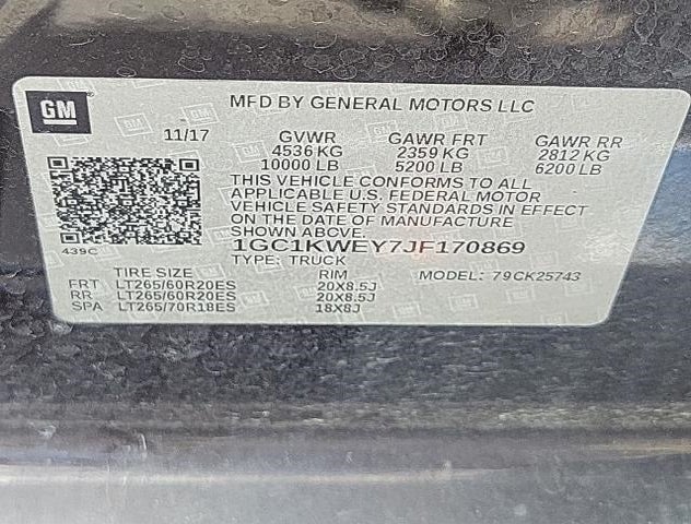 1GC1KWEY7JF170869