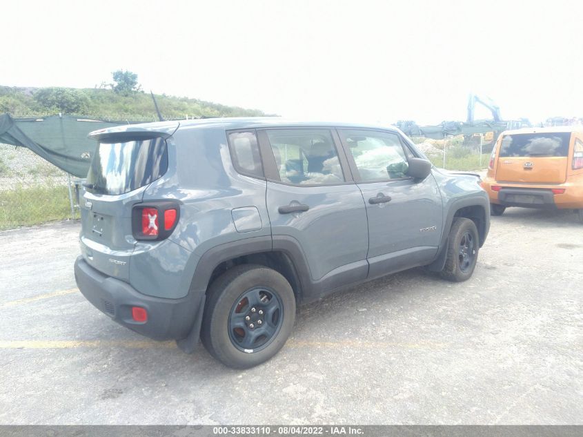 2018 Jeep Renegade Sport 4X4 VIN: ZACCJBAB3JPH00368 Lot: 33833110