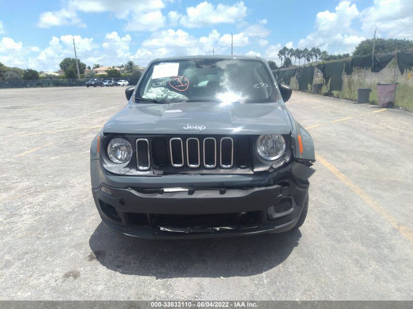 2018 Jeep Renegade Sport 4X4 VIN: ZACCJBAB3JPH00368 Lot: 33833110