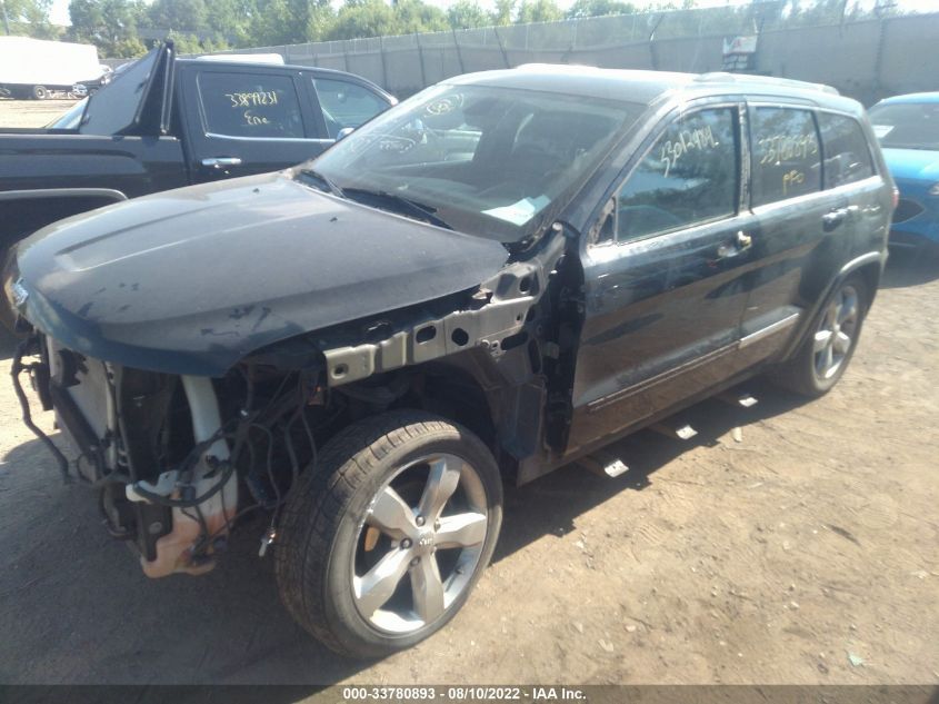 2012 Jeep Grand Cherokee Overland VIN: 1C4RJFCG6CC245761 Lot: 33780893